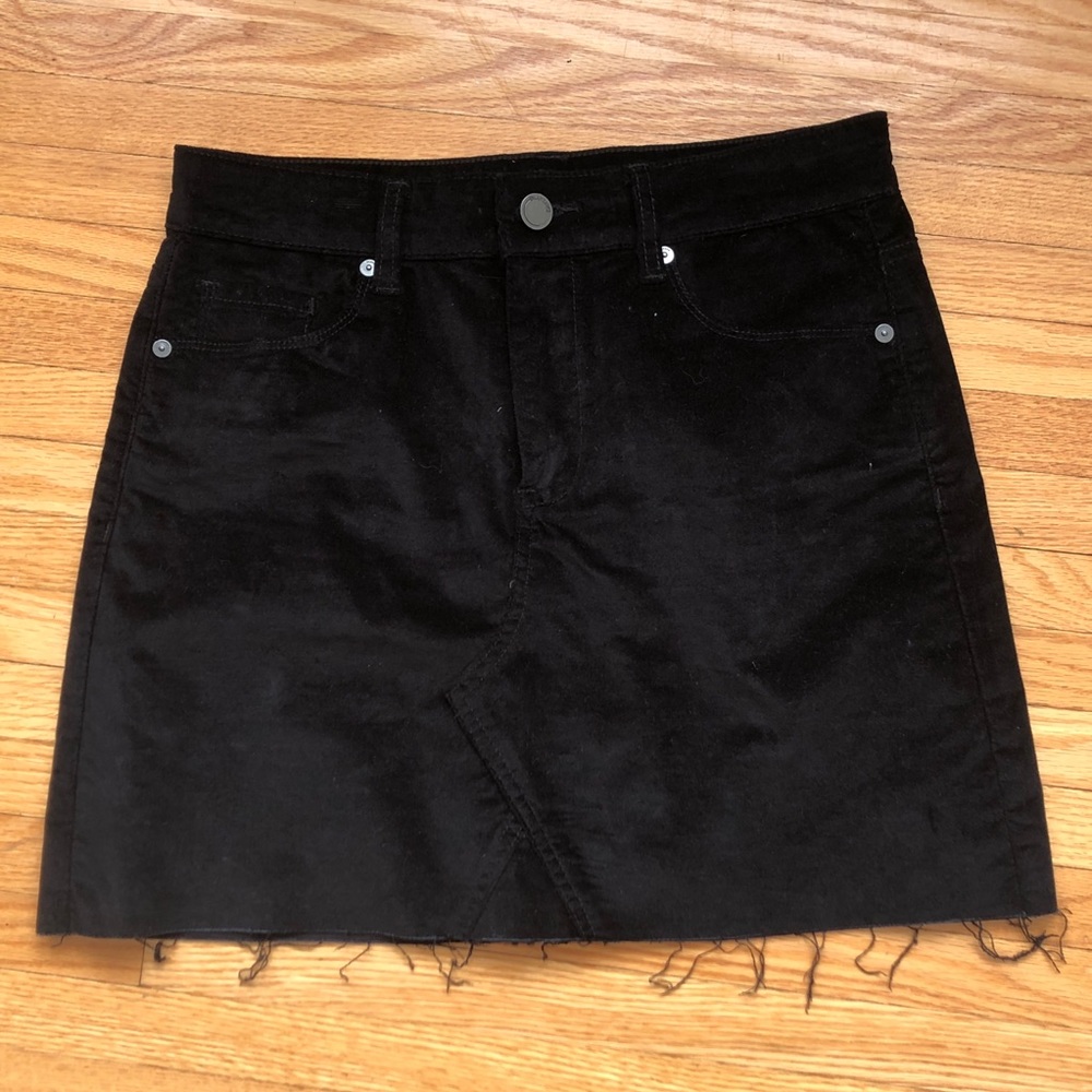 Blank NYC Velvet Skirt